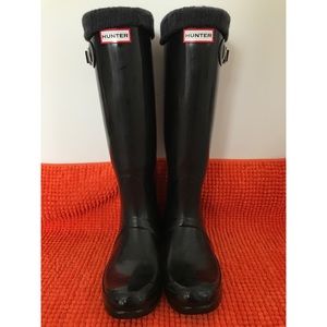 Hunter tall rain boots